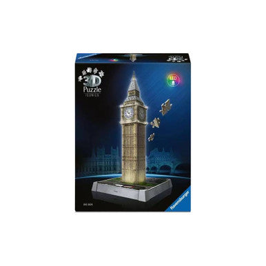 Ravensburger Iconics Big Ben 3D Puzzle with Light 216 Pieces | RV12008025