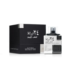 Lattafa 24 Carat White Gold Unisex Perfume - 100ml