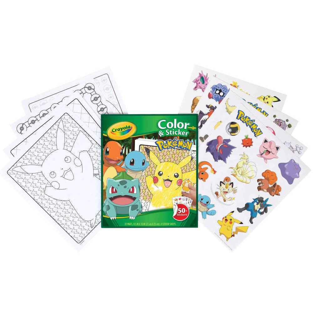 Pokemon Color & Sticker Activity Book | CY042740G