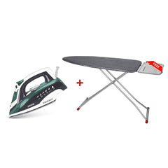 Beper Steam Iron 2600W 400ML Stainless Steel Soleplate + FREE Ironing Board | 204FER003 + ZLN7666
