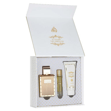 Lattafa Gift Set The Kingdom Men  Perfume 100ml + Shower Gel 12ml