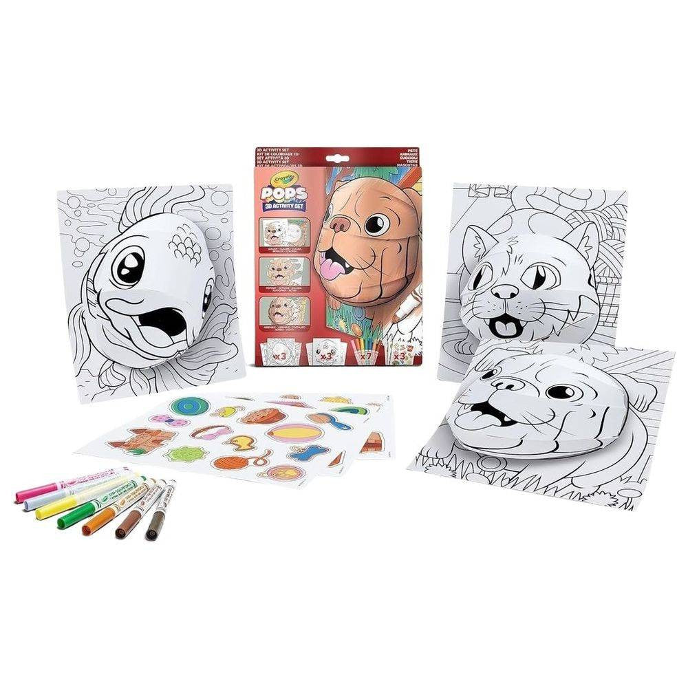 Crayola Pops All-In-One Pets 3D Activity Kit | CY042594