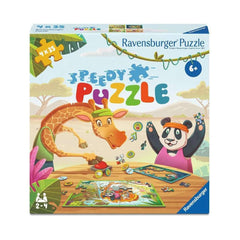 مجموعة ألعاب Ravensburger Speedy Puzzle Jungle Friends 4x35 قطعة | RV12004171
