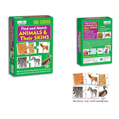 Creatives Preschool Find and Match Animals & Their Skins  | 0450