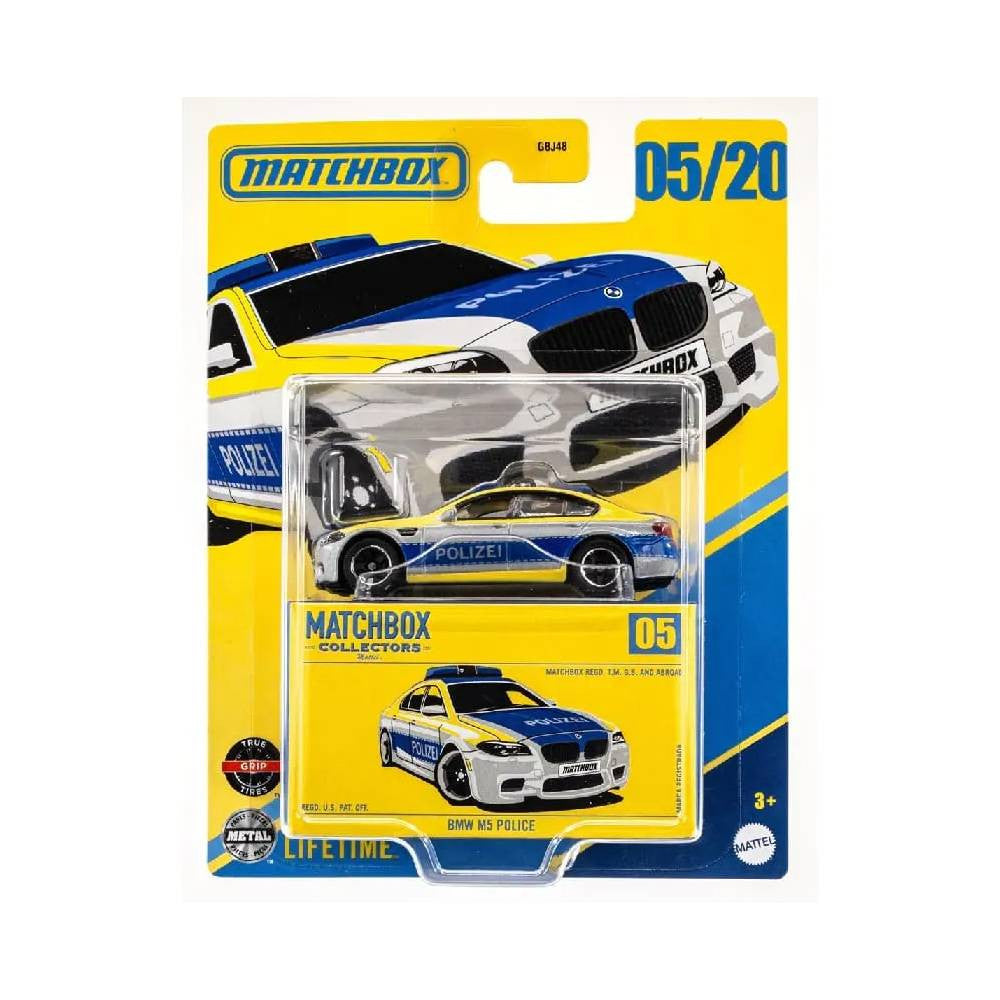 Matchbox Collectors BMW M5 Police نموذج مصبوب 1:64 | MTMBGBJ48 05/20