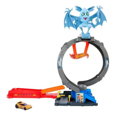 Hot Wheels City Nemesis Bat vs Tire Shop Track Set | MTHWHTN78