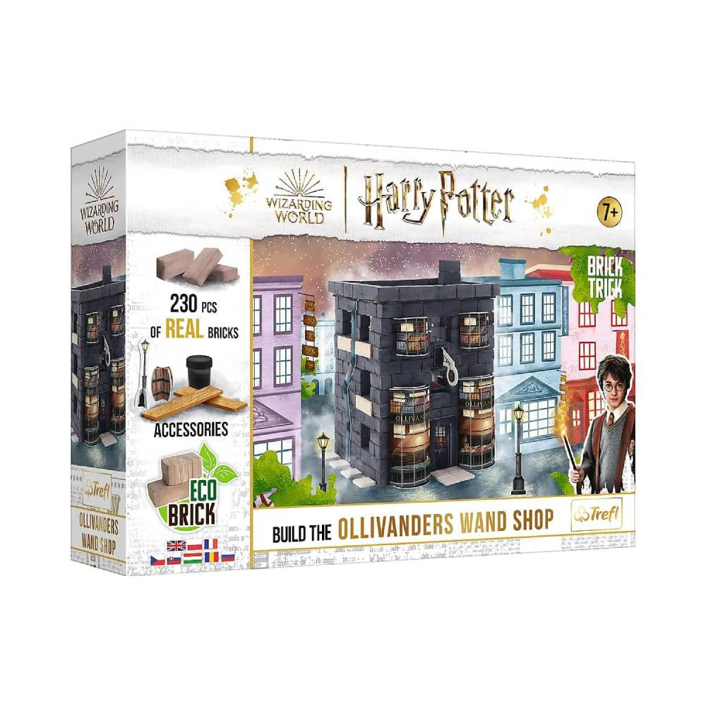 Trefl Brick Trick Harry Potter Ollivanders Wand Shop مجموعة بناء من 230 قطعة | 61600