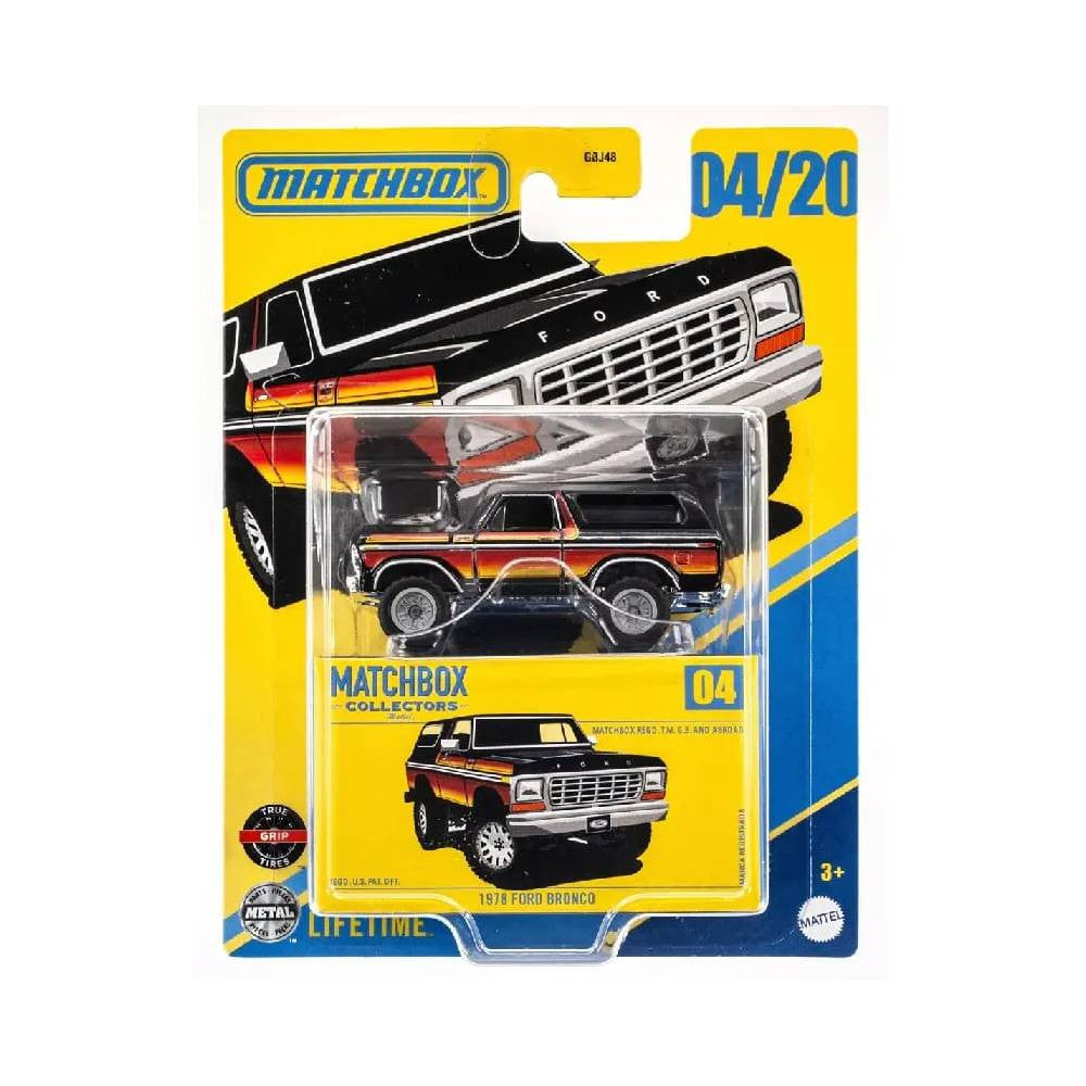 Matchbox Collectors 1978 Ford Bronco نموذج مصبوب 1:64 | MTMBGBJ48 04/20