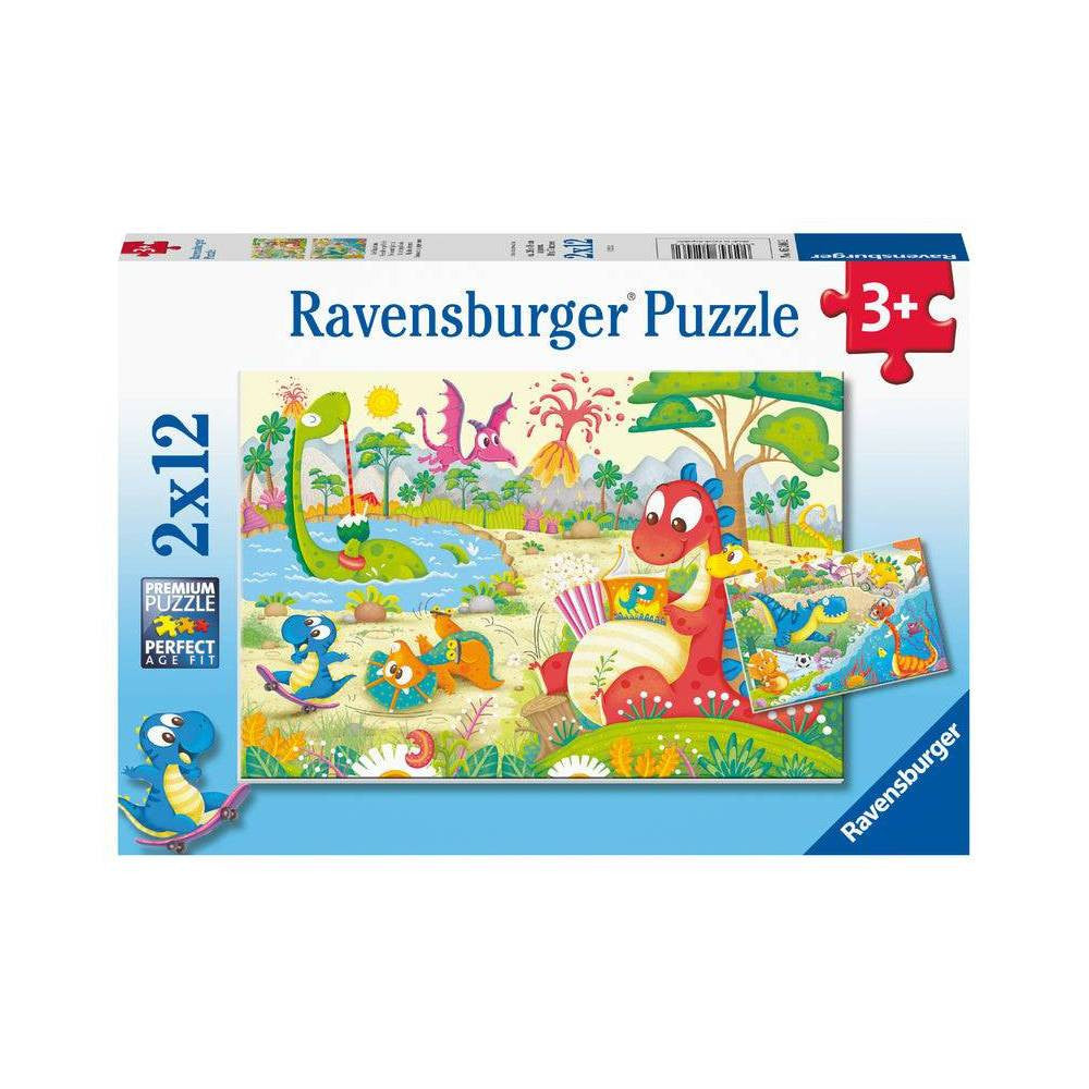 Ravensburger My Dino Friends 2x12 Pieces Puzzle Set | RV05246-2