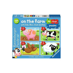 Ravensburger On The Farm My First Puzzle 2/3/4/5 Pieces | RV07302-3