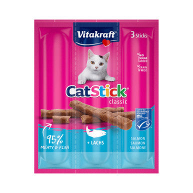 Vitakraft CatStick 3 Classic Soft Sticks with Salmon 18g | S-S-18G-C