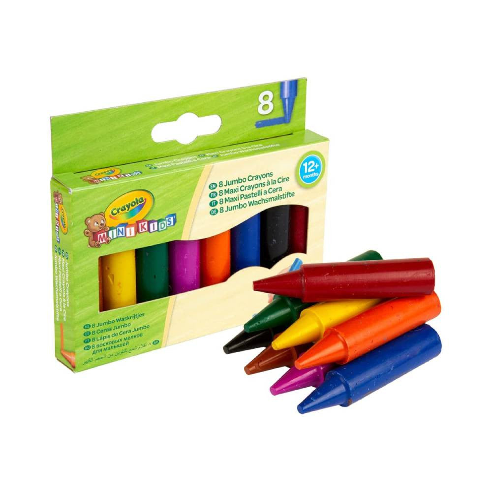 Crayola Beginnings Jumbo Crayons 8-Count Assorted Colors | CY80
