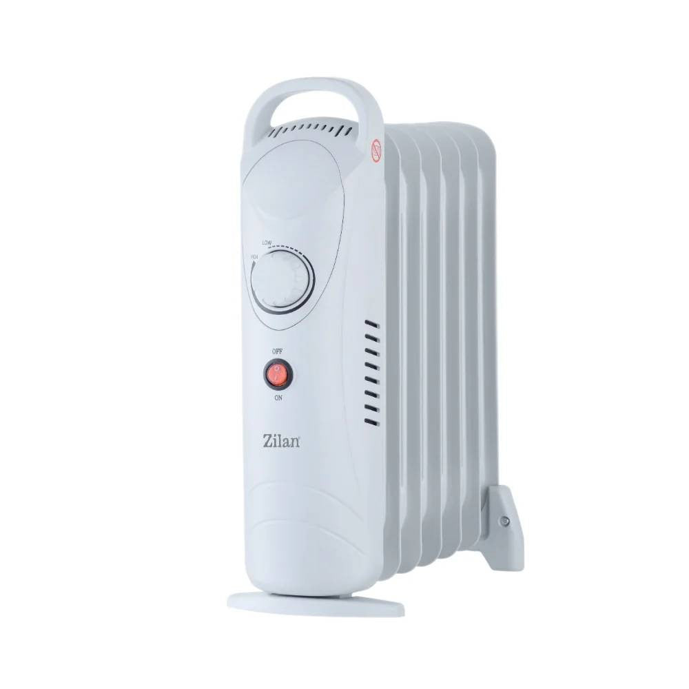 Zilan Electric Oil Heater – 7 Elements, 700W, Adjustable Thermostat - White | ZLN4980