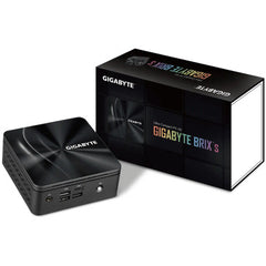 Gigabyte Brix S - AMD RYZEN R7-4700U - 2 x SO-DIMM DDR4 slots 3200MHz Max. 64GB - 1 x NVMe.2 SSD (2280) slot - AMD Radeon GPU | GB-BRR7H-4700-BW