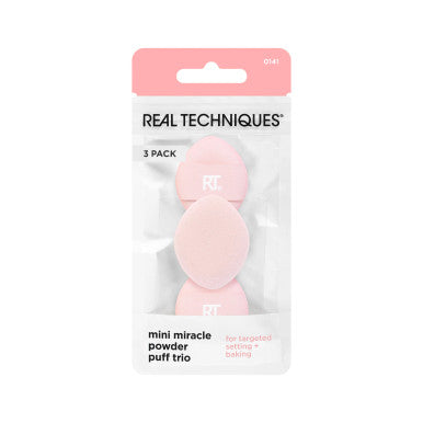 Real Techniques مجموعة إسفنجات بودرة ميني ميراكل (3 قطع) | 284863