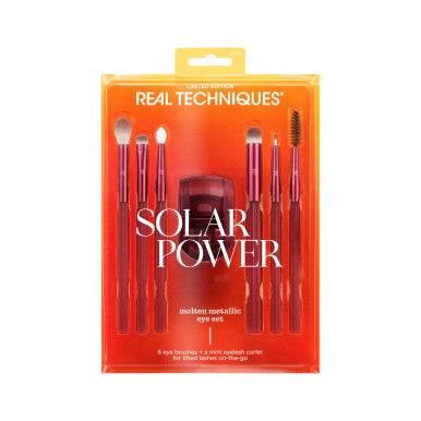 Real Techniques Solar Power Molten Metallic Eye Set (مجموعة من 7 قطع) | 284864