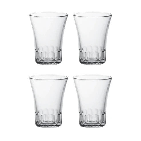 Duralex Set Of 4 DRL Clear Tumbler 9 cl | 1002AC04C0111