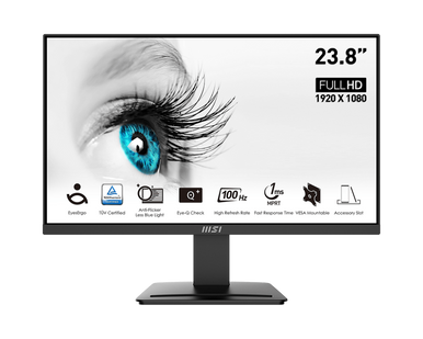 MSI Pro 23.8" 100Hz Professional Business Monitor | MP2412