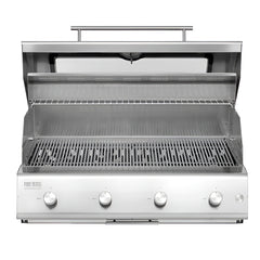 Pianeta Grill Stainless Steel Gas BBQ Grill Fry Top 750G Countertop – 4 Burners, Square Design | 1031-T