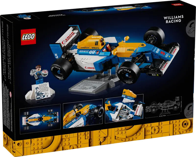 LEGO® آيكونز سيارة ويليامز ريسينغ FW14B ونايجل مانسيل | 10353
