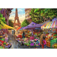 Trefl Premium Plus Quality - Tea Time: Flower Market, Paris 1000-Piece Jigsaw Puzzle | 10799