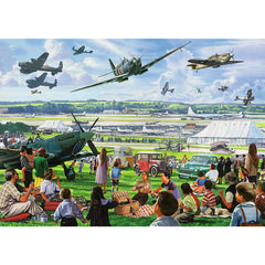 Trefl Premium Plus Quality - Tea Time: Aeroplane Demonstration – 1000 Pieces | 10846