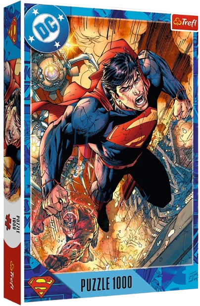 Trefl DC Superman in Action 1000-Piece Jigsaw Puzzle | 10936