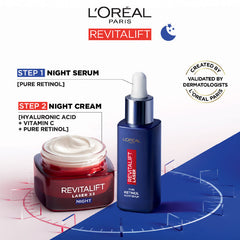 L'Oréal Paris Revitalift Laser X3 Anti-Aging Moisturizing Night Cream with Pro-Retinol 50ml