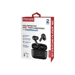 Promate ProPods True Wireless ANC Earbuds - Black
