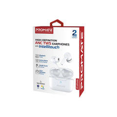 Promate ProPods True Wireless ANC Earbuds - White