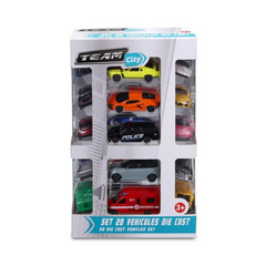 Team City Vehicles Set - 20 Cars