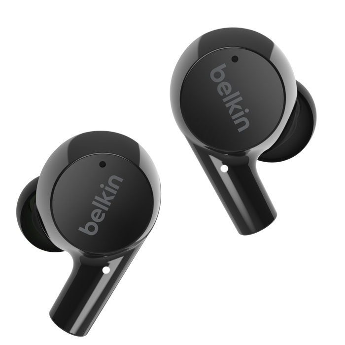 Belkin SoundForm Rise True Wireless Earbuds, Black | AUC004BTBK