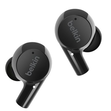Belkin SoundForm Rise True Wireless Earbuds, Black | AUC004BTBK