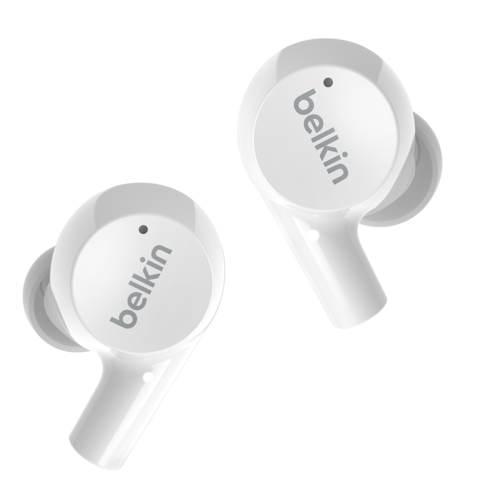 Belkin SoundForm Rise True Wireless Earbuds, White| AUC004BTWH