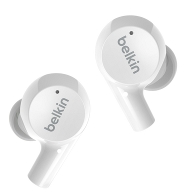 Belkin SoundForm Rise True Wireless Earbuds, White| AUC004BTWH
