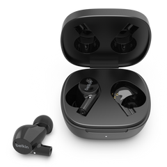 Belkin SoundForm Rise True Wireless Earbuds, Black | AUC004BTBK