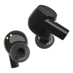 Belkin SoundForm Rise True Wireless Earbuds, Black | AUC004BTBK