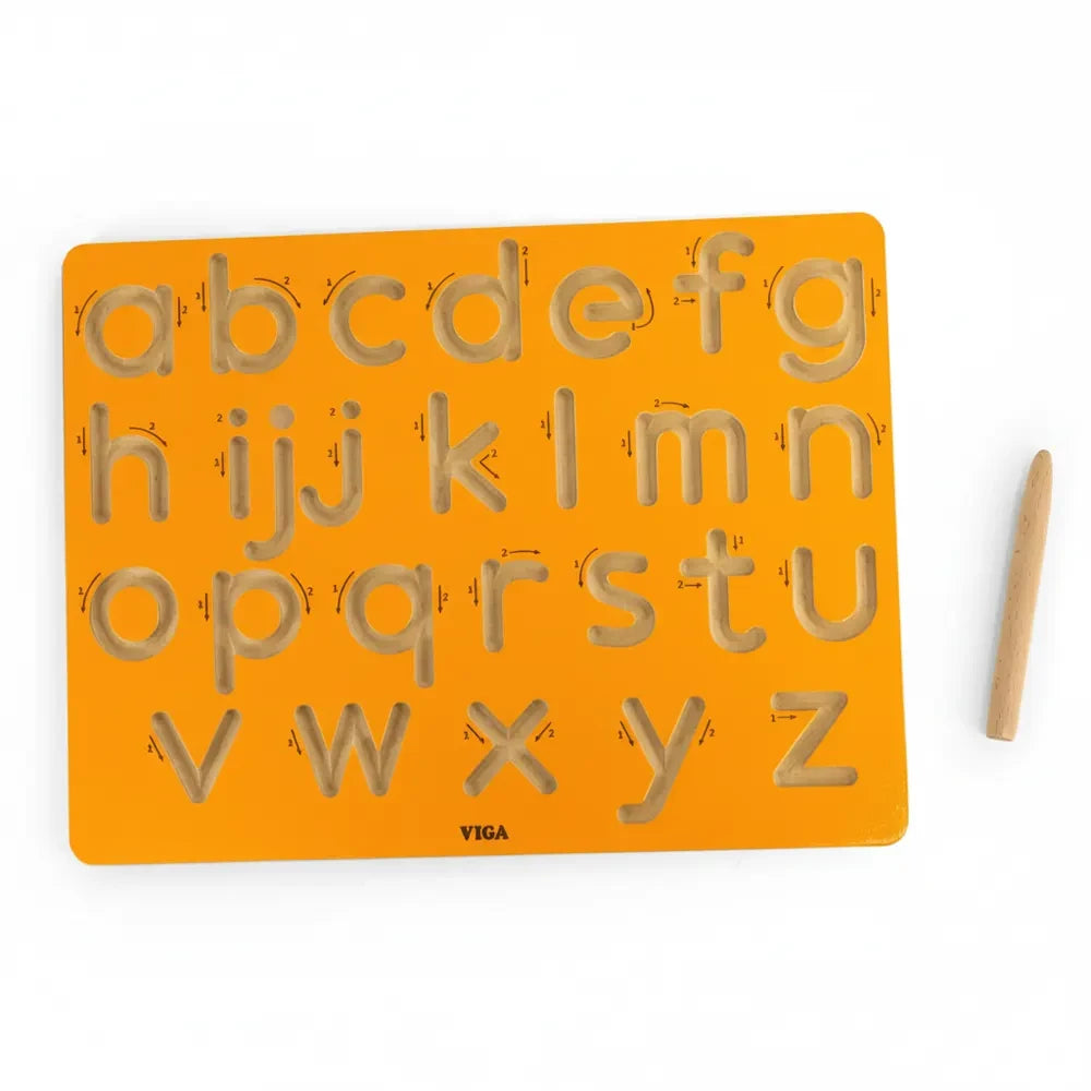 Viga Wooden Lowercase Alphabet Tracing Board | 44695