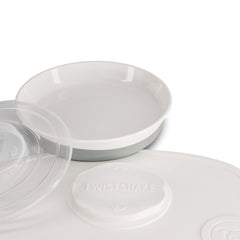 Twistshake Click-Mat Mini + Plate Pastel White | 78443