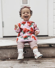 Twistshake Long Sleeve Bib Strawberry | 78510