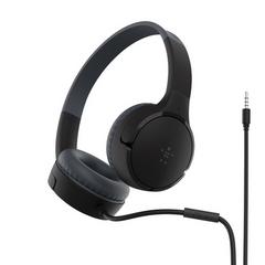 Belkin SoundForm Mini Wired On-Ear Headphones for Kids, Black| AUD004BTBK