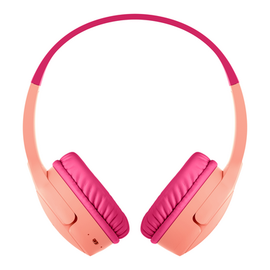 Belkin SoundForm Mini Wireless On-Ear Headphones for Kids, Pink| AUD002BTPK
