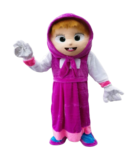Cartoon Girl Mascot Costume - Full Body Character Suit | AL1202