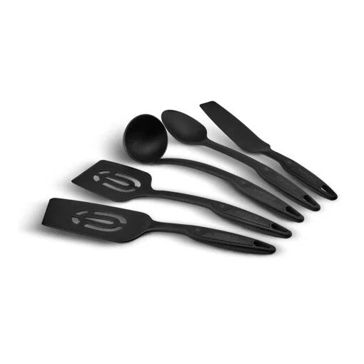 Karaca Maestro 5Pcs Service And Preparation Set Short Spatula Ladle 30cm – Serving Spoon 35cm – Long Spatula 35cm – Edge Straightener 35cm |  153.01.01.3692