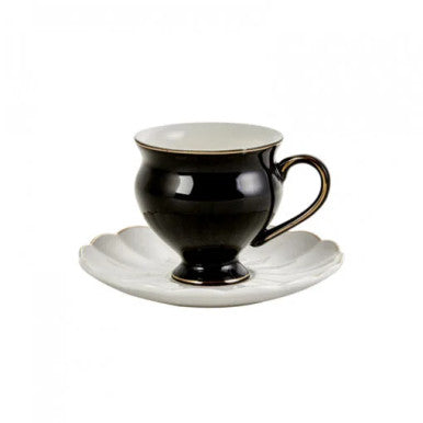 Karaca Black Swan Set of 6 Coffee Cups 100ML |  153.01.01.3874