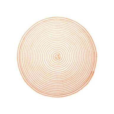 Karaca Home Sara Orange 2Pcs Place Mat Set | 153.01.01.4442