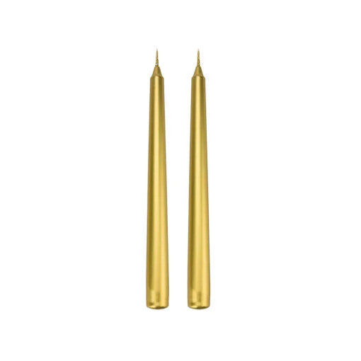 Karaca Home 2 Candlesticks [2x25cm] Gold |  153.01.01.4484