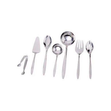 Karaca Athena 7Pcs Elegance Service Set S Ladle: 19cm – L Ladle: 28cm – Colander: 22cm – Serving Spoon: 25cm – Serving Fork: 24cm – Spatula: 24cm – Small Tongs: 11cm | 153.02.02.0313