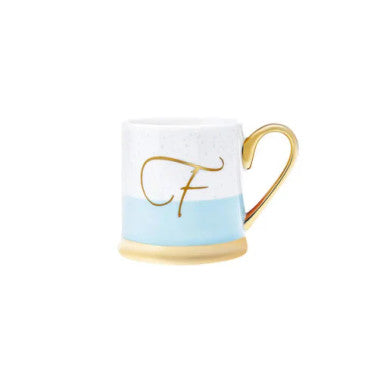 Karaca Porcelain 330ML Mug With Letter F |  153.03.06.1613