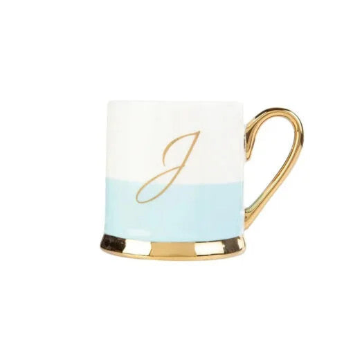 Karaca Porcelain 330ML Mug With Letter J |  153.03.06.1617